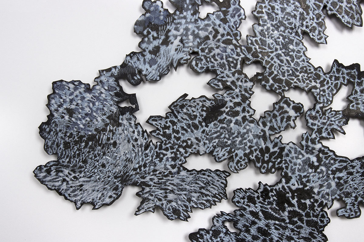 08_Black Rhizome I_Detail_acrylic and pencil on paper_50 x 40 cm_2020